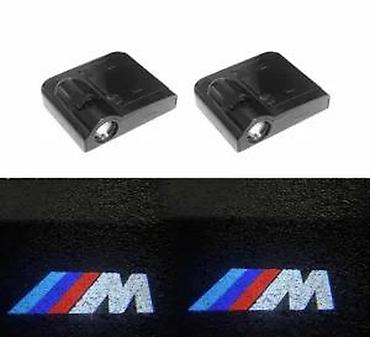 Tuning oprema: LED projektori logotipa za vrata automobila – set 2 kom - Bežični — 7