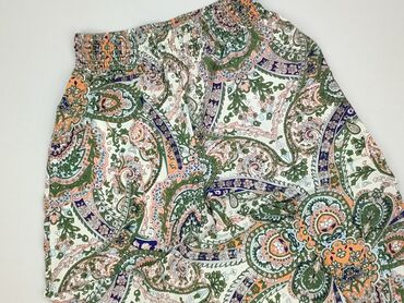sinsay woskowane spodnie: Material trousers for women, size S (EU 36)
