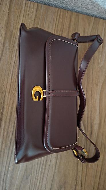 elfbar 5000 ultra: Qadın çiyin çantası – tünd qəhvəyi (bordoya çalan) rəng - Material — 2