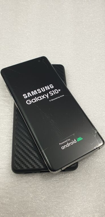 Samsung: Samsung Galaxy S10 Plus, Б/у, 128 ГБ, цвет - Черный, 2 SIM