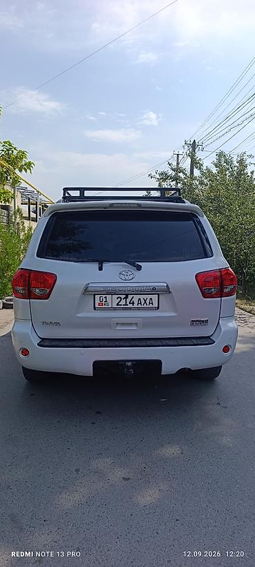 тросс багажника: Toyota Sequoia: 2008 г., Автомат, Внедорожник — 9