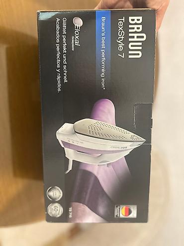 pvc utusu: Ütü Braun TexStyle7 . Gücü 2400 Vt. Əla vəziyyətdədir nə cızığı nə — 4
