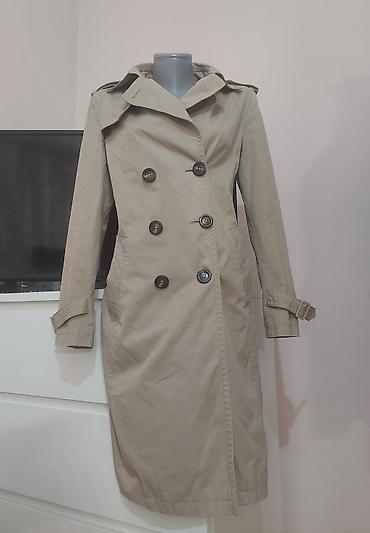 lil solid accessories: Massimo Dutti trenč mantil – bež - Klasik, dvoredno kopčanje sa 6 — 3