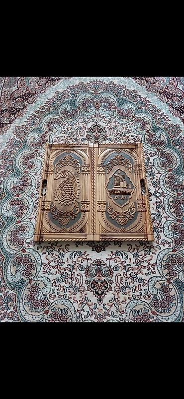 Nərdlər: Ağacdan oyma nərd taxtası.Hediyyelik əl işi olan qoz ağacından — 6