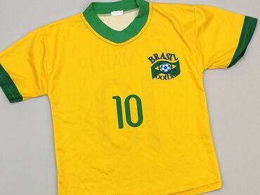 koszulka żółta: Футболка, 10 р., 134-140 см, стан - Дуже гарний