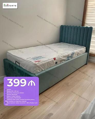 Tək nəfərlik çarpayı – Konforto Mebel - Ölçü: 90 × 200 sm - Mexanizm