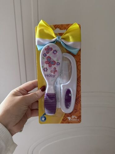 банты для волос: Nûby uşaq saç baxımı dəsti - Dəst: yumşaq tüklü fırça və daraq - lalafo.az -da банты для волос: Nûby uşaq saç baxımı dəsti - Dəst: yumşaq tüklü fırça və daraq -
