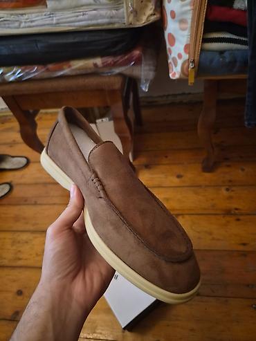 kisi lofer: Kişi loaferi – 42 ölçü - Rəng: qəhvəyi - Model: slip-on loafer — 3