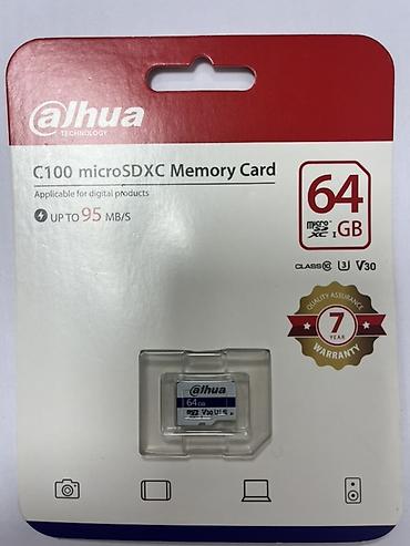 Карта памяти Dahua C100 microSDXC 64 ГБ - Форм‑фактор: microSDXC -