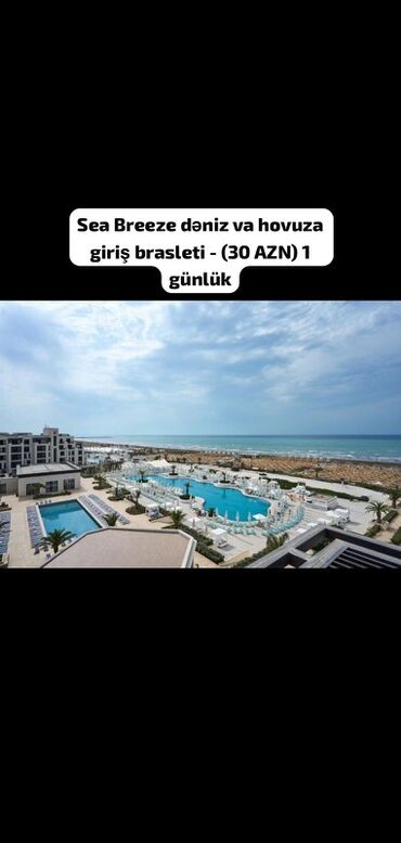 Digər aksesuarlar: Sea Breeze dəniz və hovuz girişi üçün bir günlük qolbaq. Bu qolbaq