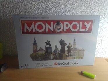 СРПСКА ВЕРЗИЈА друштвене игре "монопол ( monopol)" у оригиналном