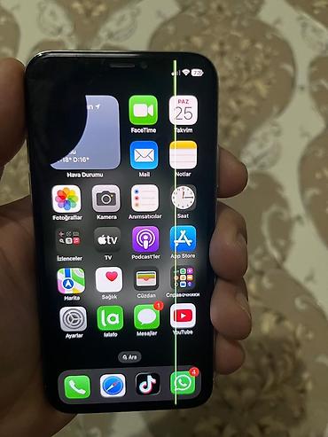 iphone es5: IPhone X, 64 GB, Qara, Qırıq — 3