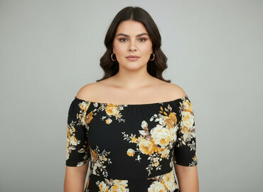 sukienka z marszczeniami na brzuchu: Sukienka damska, rozmiar XL