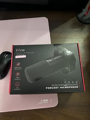 Студийные микрофоны: Микрофон Fifine K688 XLR/USB Dynamic, розовый. ИДЕАЛЬНОЕ СОСТОЯНИЕ‼️ — 3