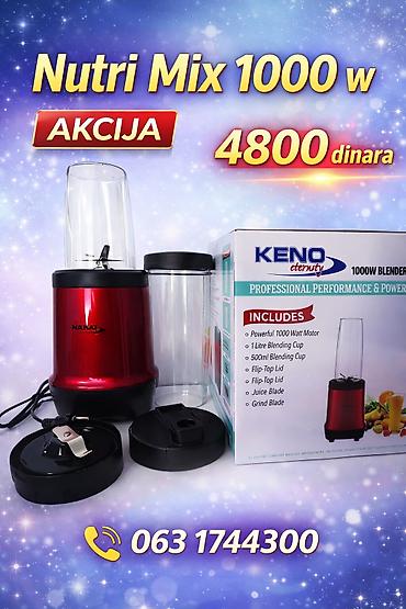 indukciona ploca cena: Nutri Mix 1000 W – snažan personalni blender za svakodnevne smutije — 1