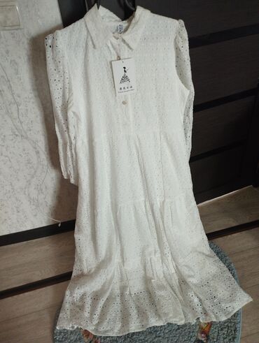 белый платье: Күнүмдүк көйнөк