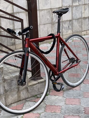 карбон велосипед: Продаю фикс Throne Phantom Red 2020. 50Ростовка рамы,Алюминий 6061 Т-6