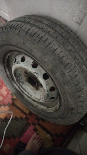 купить диск на машину: Дөңгөлөктөр монтажда 195 / 70 / R 15, Жай, Колдонулган, Камдык, Жеңил унаалар, Темир, тешиктери - 5