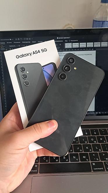playstation 5 бишкек цена: Samsung Galaxy A54 5G, Колдонулган, 128 ГБ, түсү - Кара, 2 SIM — 1