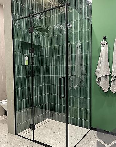 Душевые перегородки и ограждения: Душевая перегородка, как в дизайнерских проектах Минимум металла — 4