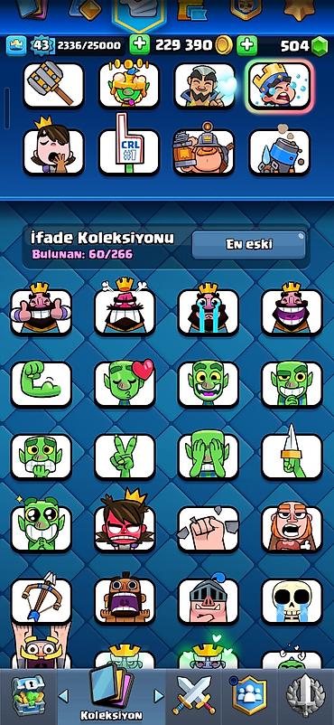 Другие игры и приставки: Clash Royale hesabı – yüksək kupa və zəngin kolleksiya - Kral — 5