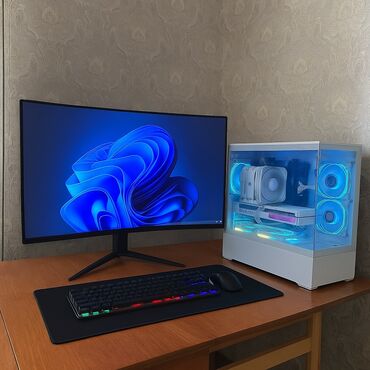 компютео: Компьютер, ядролор - 12, ОЭТ 32 ГБ, Оюндар үчүн, Intel Core i7, NVIDIA GeForce RTX 4060 Ti, NVMe