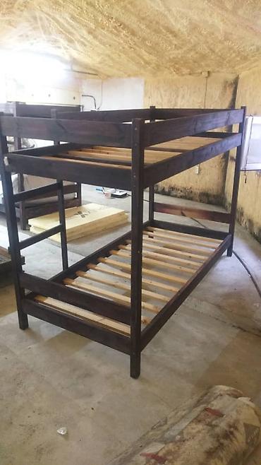 Спальные гарнитуры: Двухъярусная кровать + двухдверный шкаф для хранения Комплект мебели — 6