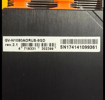 Видеокарта для ПК, Новый, Gigabyte, GeForce GTX, 8 ГБ — 5