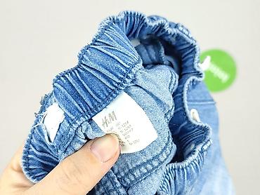 koszule moro: Spodnie jeansowe, H&M, 9-12 miesięcy, stan - Bardzo dobry — 4
