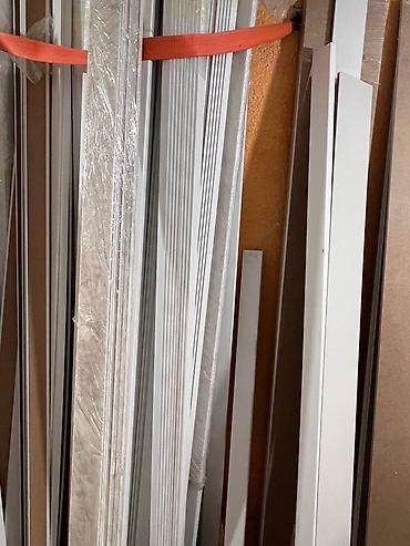 Стандартный плинтус: МДФ, Новый, цвет - Белый, Гарантия — 14