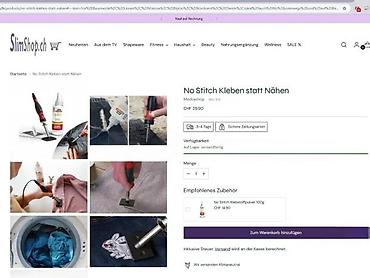 Električni pištolji za lepak: No Stitch – komplet za popravku tkanina bez šivenja Opis proizvoda: - — 6