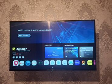 zimmer tv: İşlənmiş Televizor Zimmer Led 43" FHD (1920x1080), Ödənişli çatdırılma