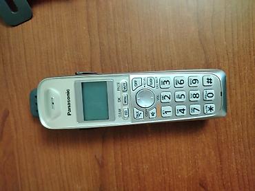 hile mobile: Panasonic simsiz ev telefonu Tərkib: - Panasonic DECT tipli simsiz — 2
