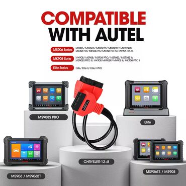 Alati za automobile: OBD2 kabel za FIAT / ALFA 12+8 Bypass adapter Chrysler OBD2 kabel za — 8