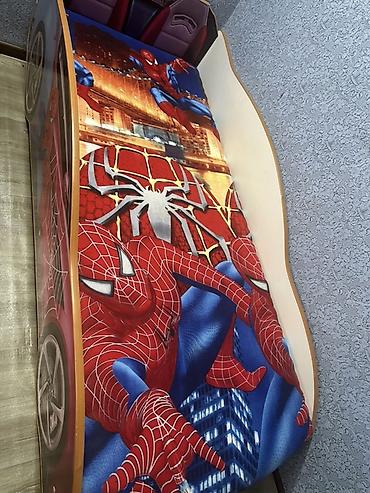 spider men: Детская кровать-машинка с ярким оформлением «Человек‑паук». - Корпус — 2