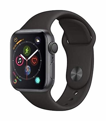 mi bend: Apple Watch Series 4 (GPS) - Корпус: алюминий, темно‑серый цвет — 1