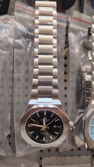 smar saat: Casio Edifice kişi qol saatları - Korpus və qolbaq: tam polad — 2