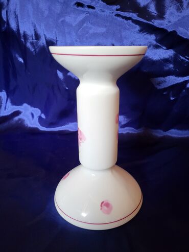 Stare vaze i dekor: Svecnjak nov 1945g+ Volkstedt Nemacka. Nov svecnjak,sve na njemu — 5