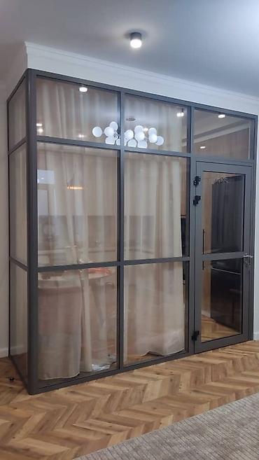 Перегородки на заказ: На заказ Цельностеклянная перегородка, Для офиса, Бронированное стекло, Монтаж, Демонтаж, Бесплатный замер — 16