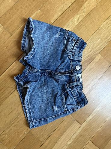 pelin kids: ZARA uşaq denim şort - Brend: ZARA - Etiket: 9–12 months (9–12 ay) — 1