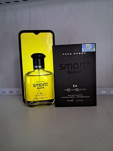 Парфюмерия: Smart Black Pour Homme — это мужская парфюмерная вода объемом 100 мл