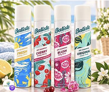 Сухой шампунь Batiste — мгновенное освежение волос без воды. Легко
