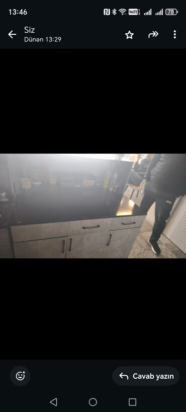 Sifarişlə restoran üçün masa və oturacaq dəstləri: Stullar ilə, Düz masa, 8 nəfər, Zəmanətsiz, Kredit yoxdur — 4