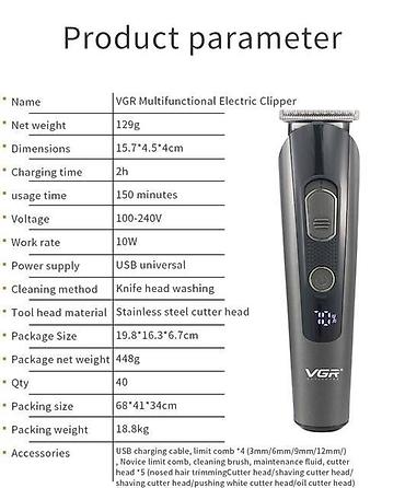 Trimmerlər və saç qırxan maşınlar: Saç qırxan maşın, Vgr, Yeni, Rayonlara çatdırılma, Pulsuz çatdırılma, Ödənişli çatdırılma — 19