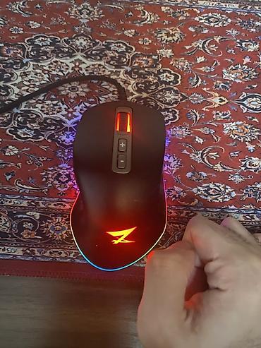 rm 30 sınaq pdf: RGB işıqlı oyun siçanı “Blackops” - Korpusu mat qara, sağ əlin — 1