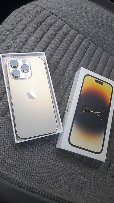 iphone 14 ağ: IPhone 14 Pro, Qızılı, Face ID — 1