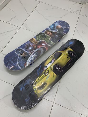Скейтборды с рисунками Marvel/Тачки Размер: Длина 75см Ширина 20см