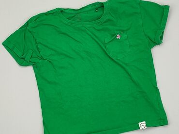 koszulka zielona: T-shirt, Cool Club, 7 years, 116-122 cm, condition - Very good