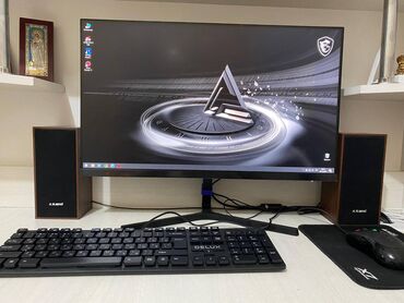 мониторы msi: Компьютер, ядер - 4, ОЗУ 16 ГБ, Для работы, учебы, Б/у, Intel Core i3, NVIDIA GeForce GTX 1050, eMMC