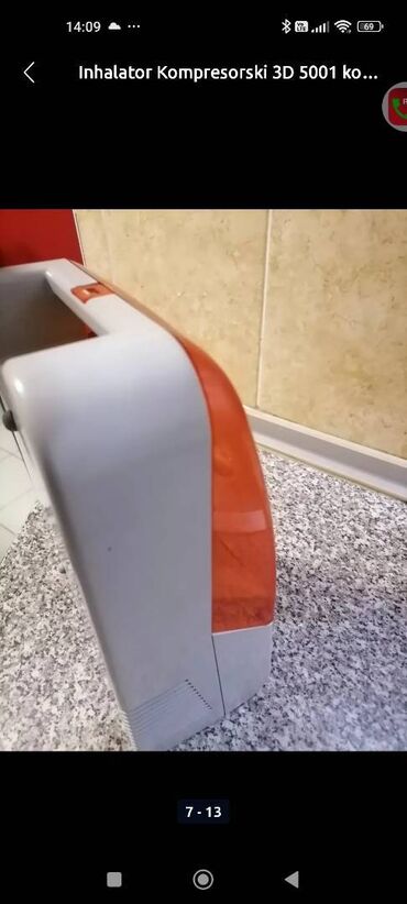 Inhalatori, nebulizatori: Inhalator kompresorski 3D 5001 kompletan 

Mirjevo — 6